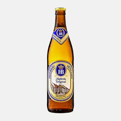 Светлое пиво пшеничное фильтрованное пастеризованное Hofbrau Original 5.1% 500мл
