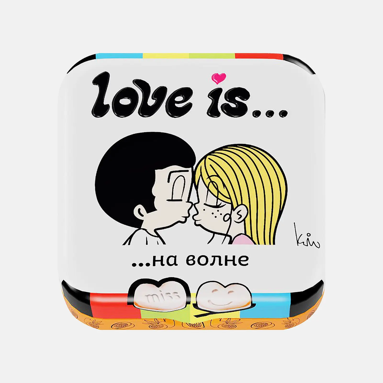 Освежающие конфеты в форме сердца Love Is 20г в ассортименте - фото 3