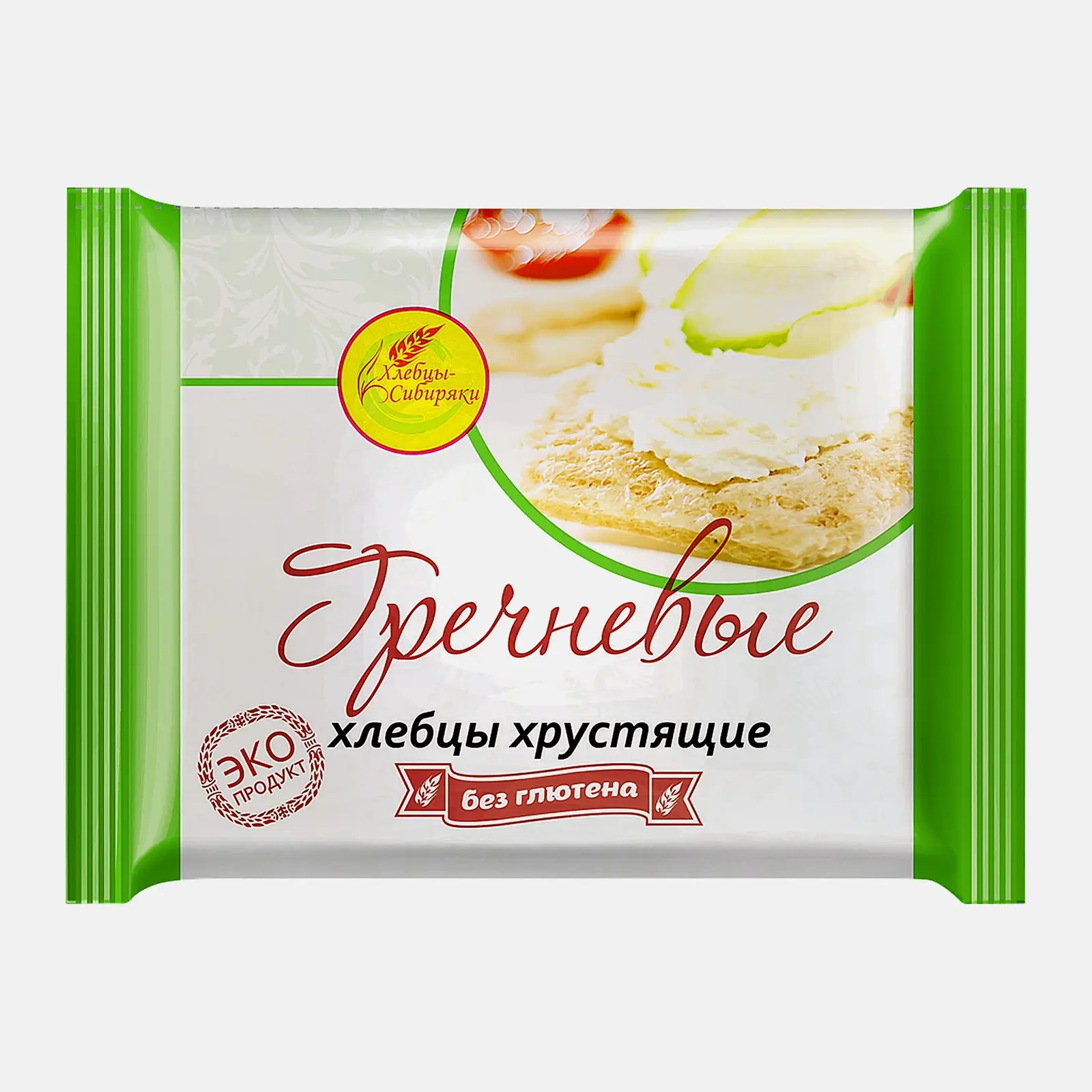 Хлебцы хрустящие гречневые эко Хлебцы-Сибиряки 60г