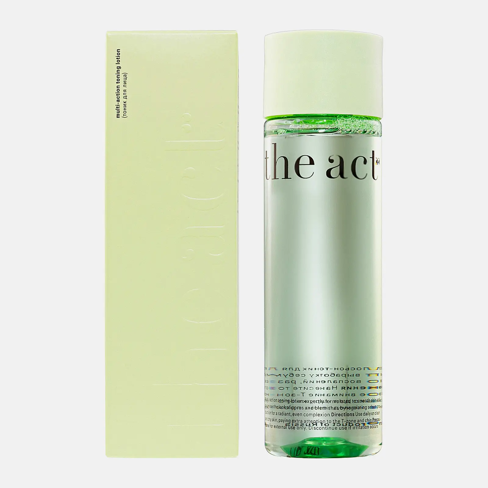 Тоник для лица The Act очищающий с мультиэффектом 200мл - фото 3