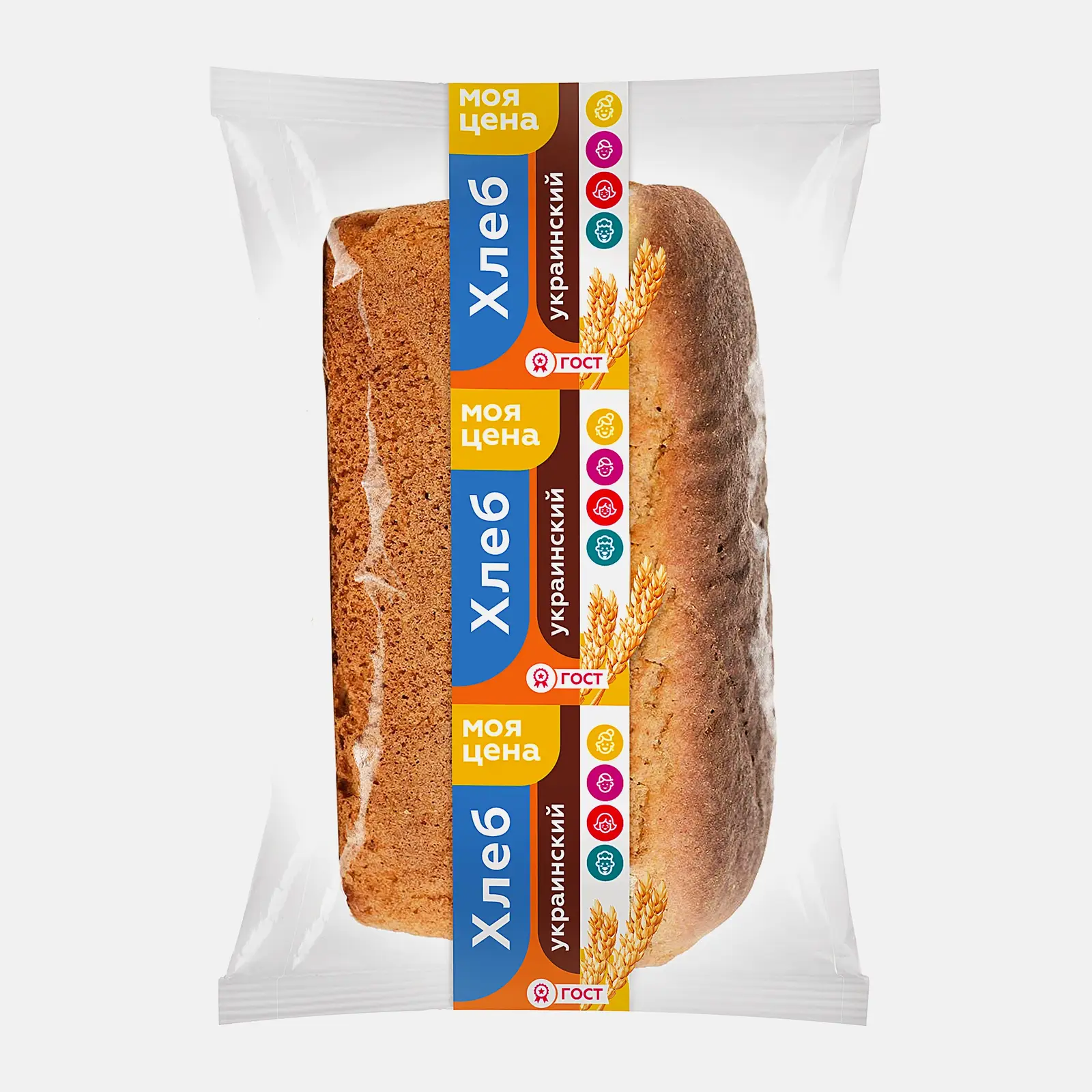 Изображение товара Хлеб Украинский новый формовой Моя цена 650г