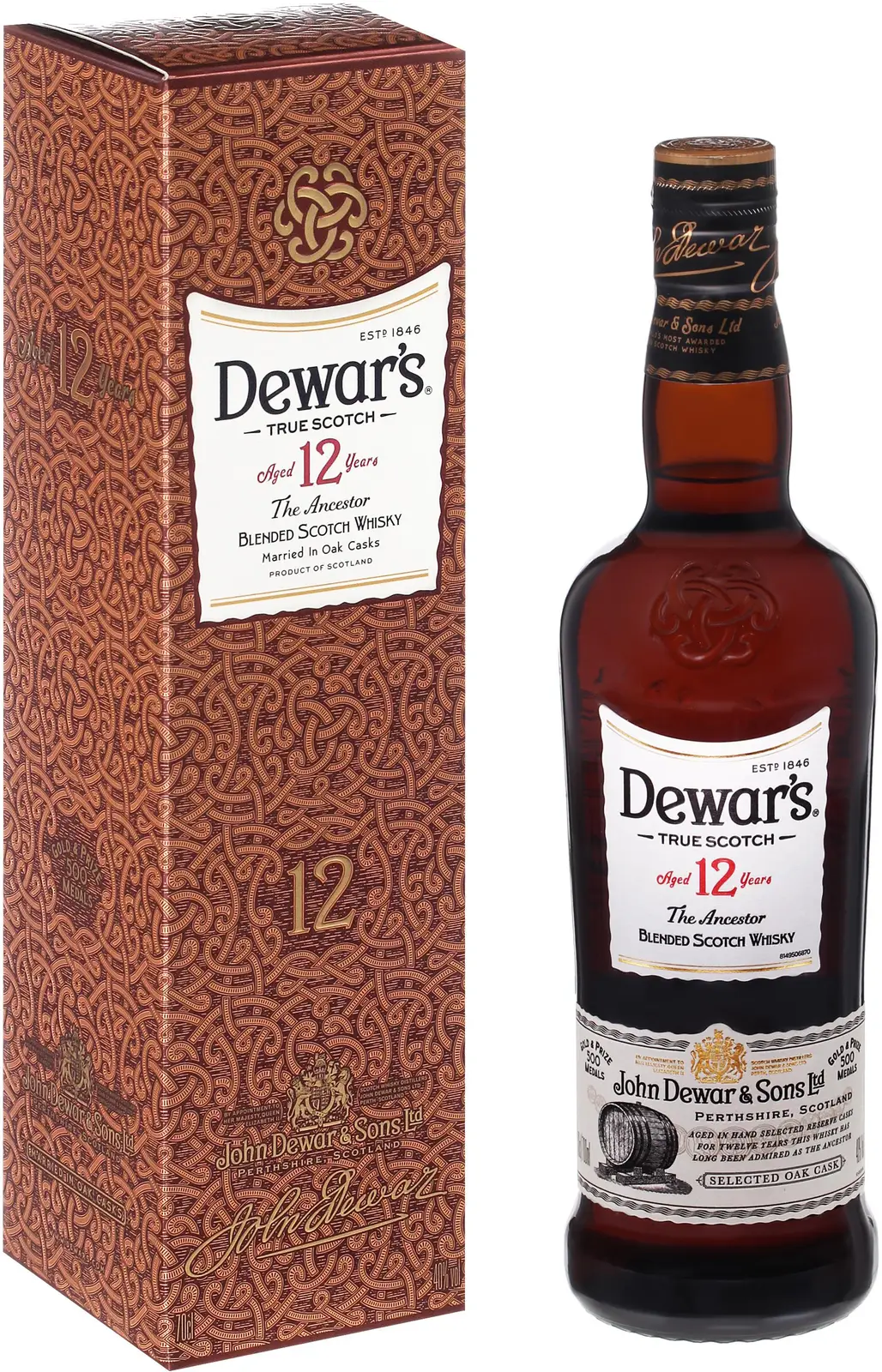 Виски Dewar’s Special Reserve Y.O. 12 лет 40% 700мл