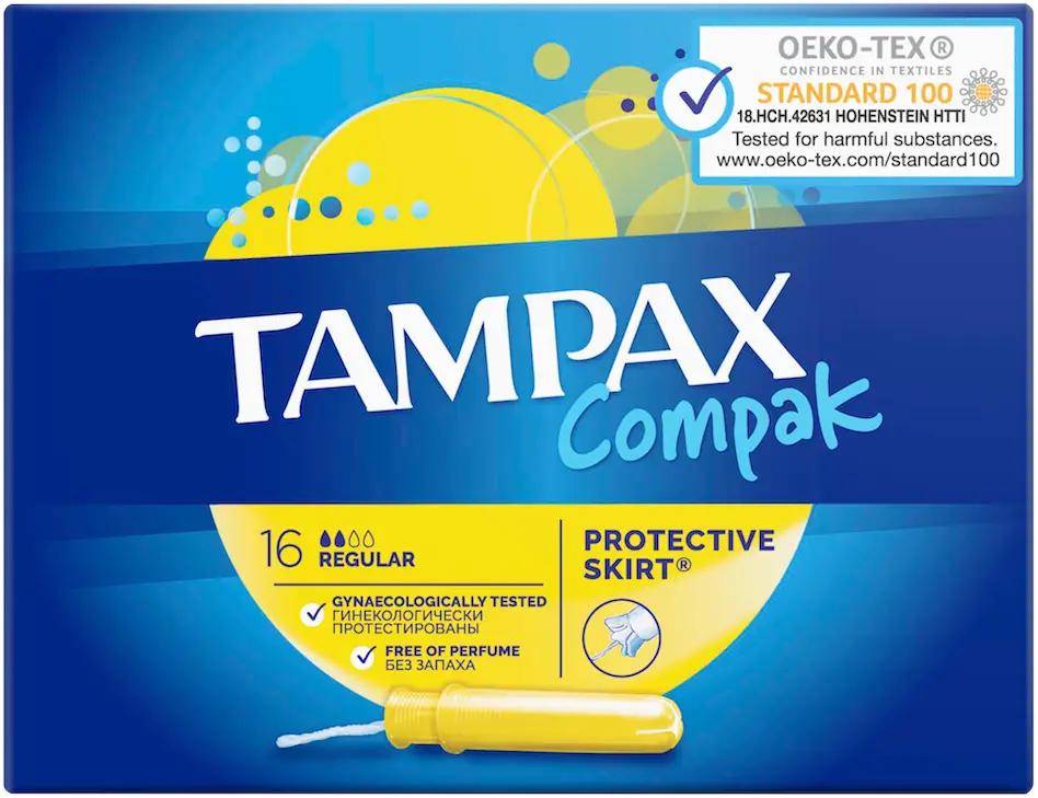 Тампоны Tampax Compak Regular с аппликатором 16шт