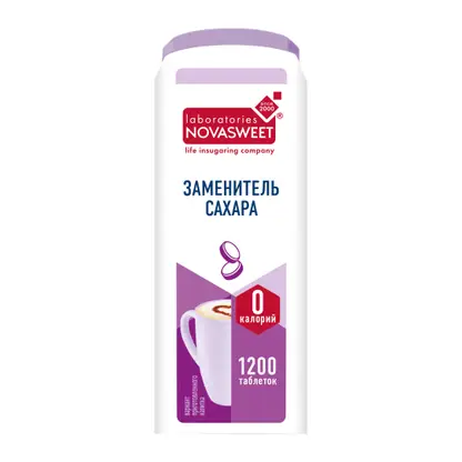 Изображение товара Заменитель сахара Novasweet 72г 1200шт