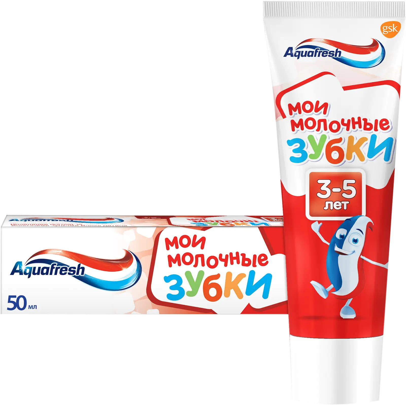 Зубная паста детская Aquafresh Мои молочные зубки от 3 до 5 лет с фтором  для защиты от кариеса 50мл — в каталоге на сайте сети Магнит | Краснодар