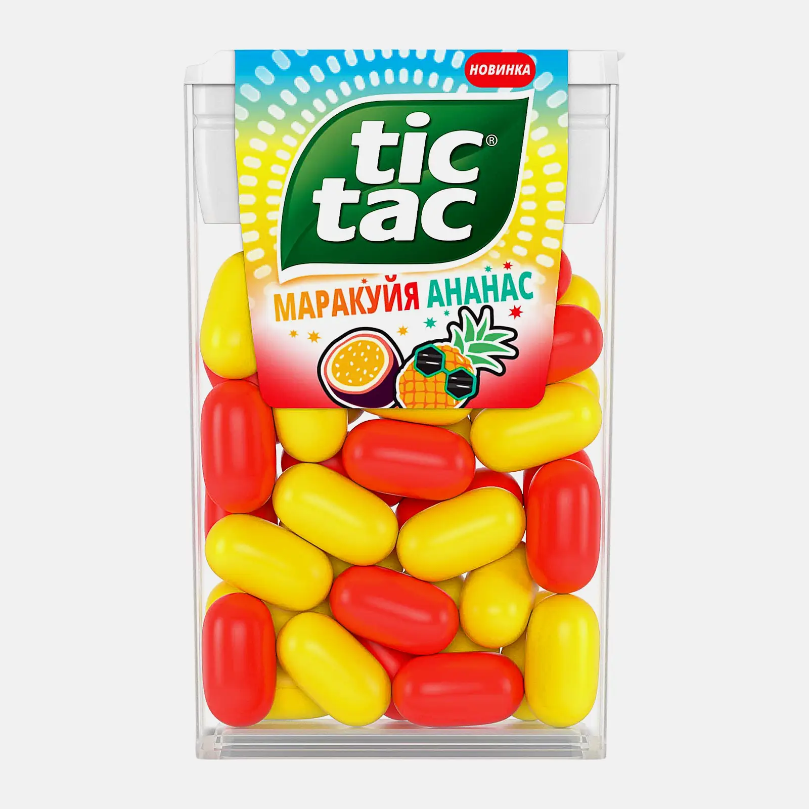 Драже со вкусом маракуйи и ананаса Tic Tac 16г