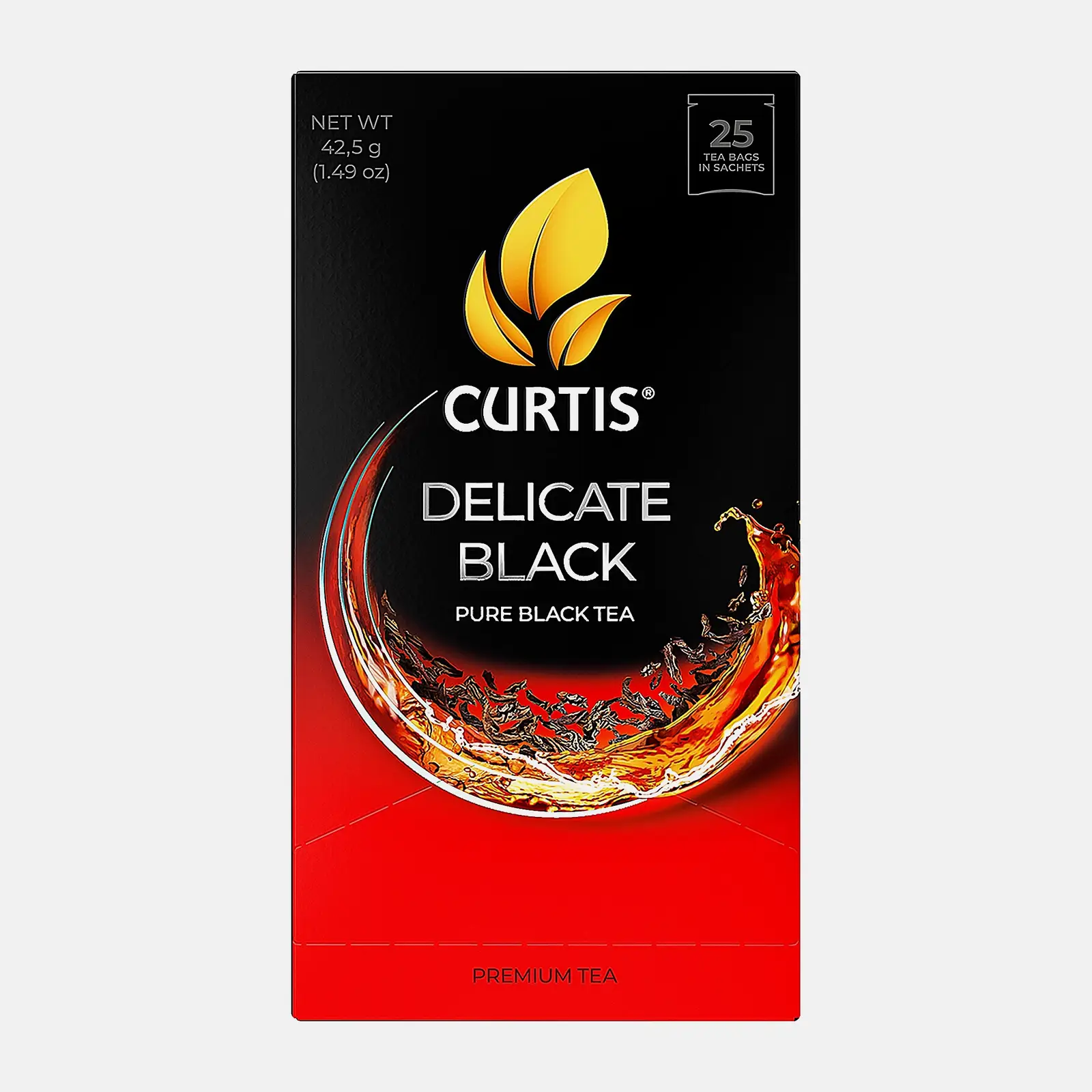 Чай черный Curtis Delicate Black 25саше 42.5г Чай черный Curtis Delicate Black 25саше 42.5г