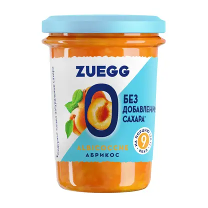 Изображение товара Конфитюр абрикосовый без добавления сахара Zuegg 220г