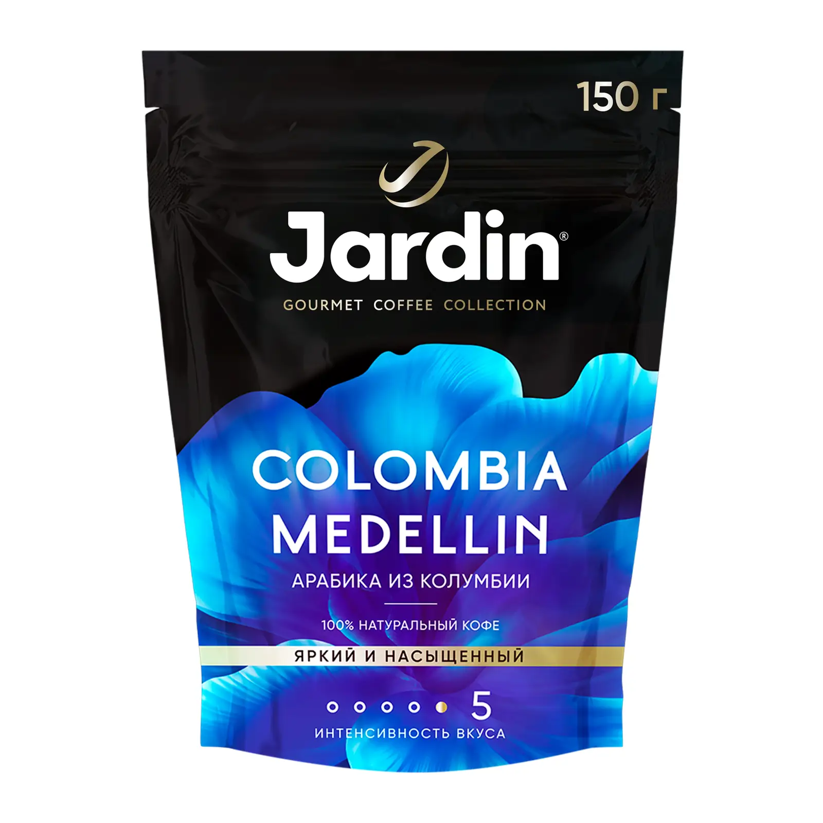 Изображение товара Растворимый кофе Jardin Colombia Medellin 150г - натуральный кофе с ярким вкусом