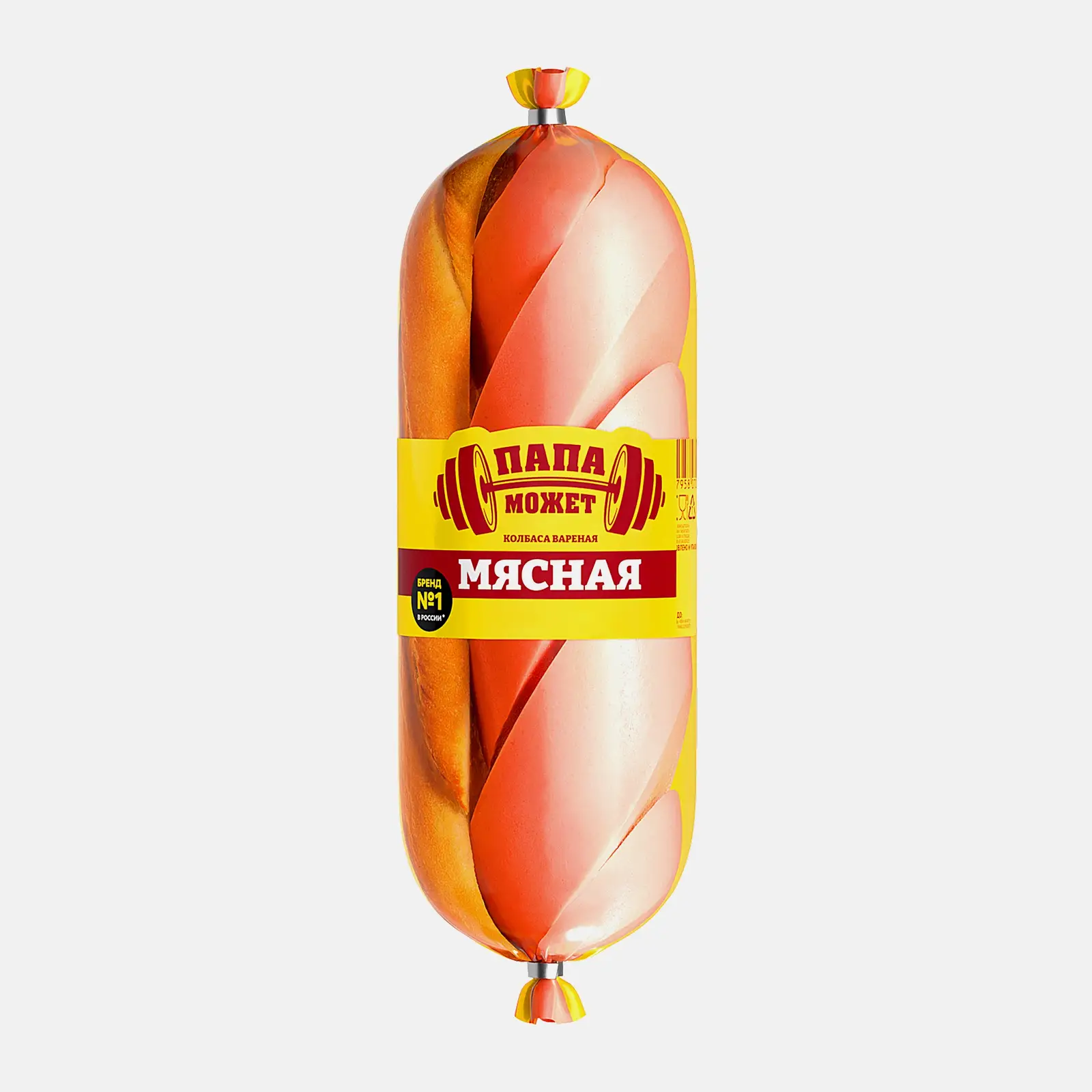Колбаса Папа может Мясная вареная 500г