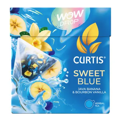 Изображение товара Травяной чай Sweet Blue банан и ваниль Curtis 15пир Изображение товара Травяной чай Sweet Blue банан и ваниль Curtis 15пир