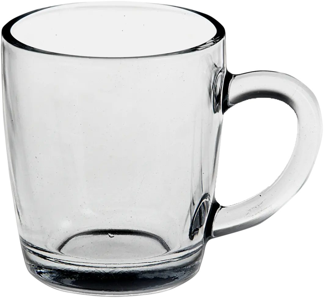 Изображение товара Круглая стеклянная кружка Basic 350 мл для чая и кофе оптторгсоюз