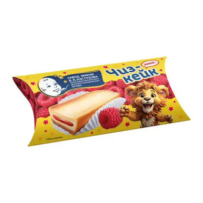 Изображение товара Десерт чизкейк с малиной Завод имени В.П. Пастухова 45г