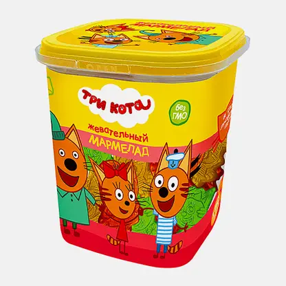 Жевательный мармелад микс форм и вкусов Юнион 180г