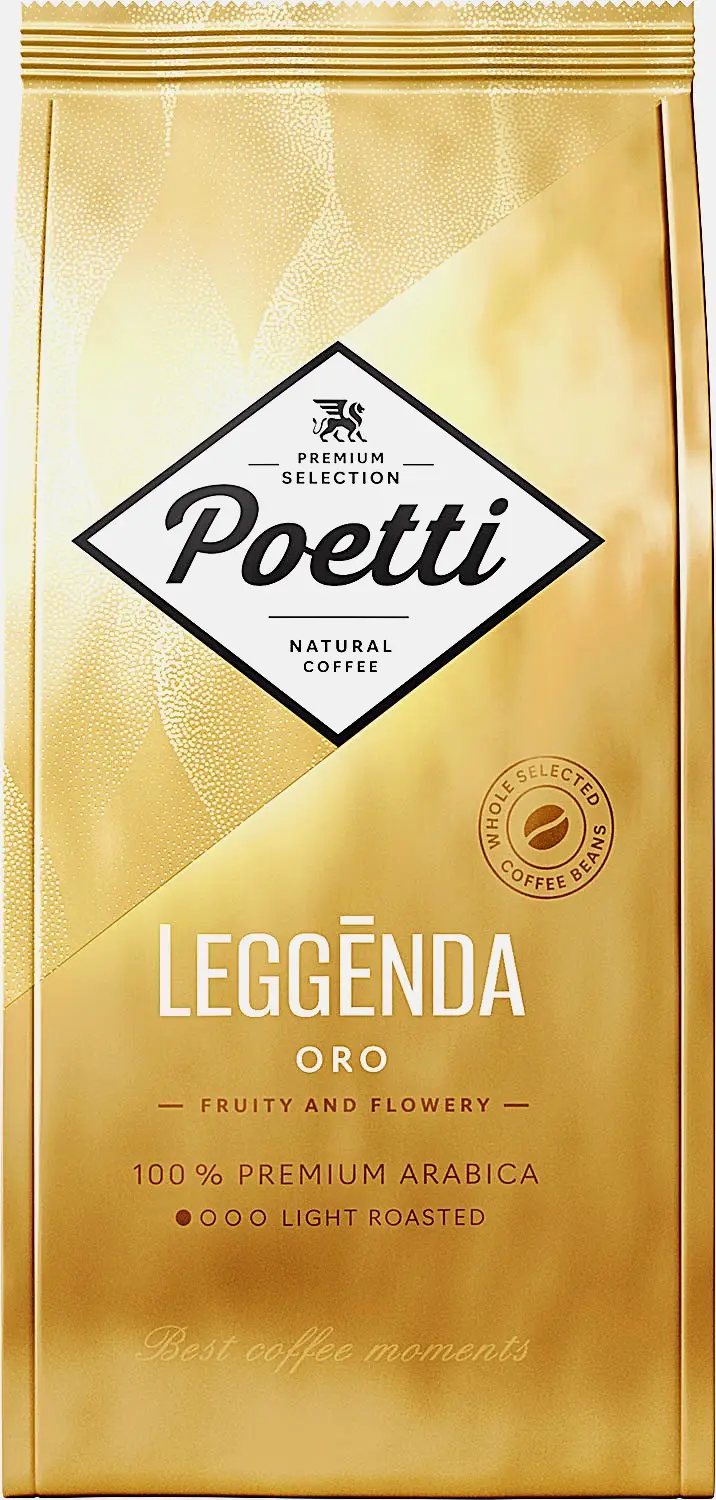 Кофе в зернах Poetti Leggenda Oro 1кг