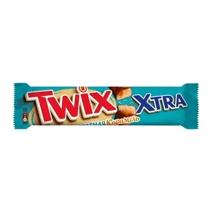 Изображение товара Шоколадный батончик Соленая карамель Twix Xtra 82г