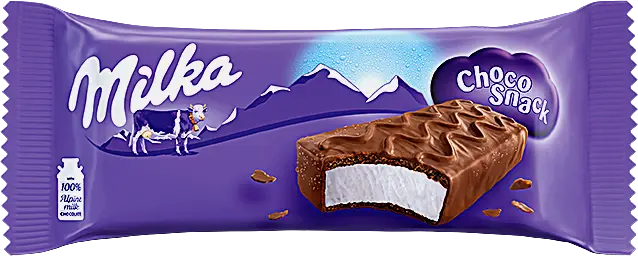 Изображение товара Пирожное бисквитное с кремом и шоколадом Milka 29 г вкусное и нежное