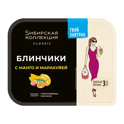 Изображение товара Блинчики Sибирская Коллекция с манго и маракуйей 225г