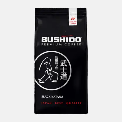 Кофе молотый Bushido Black Katana 227г