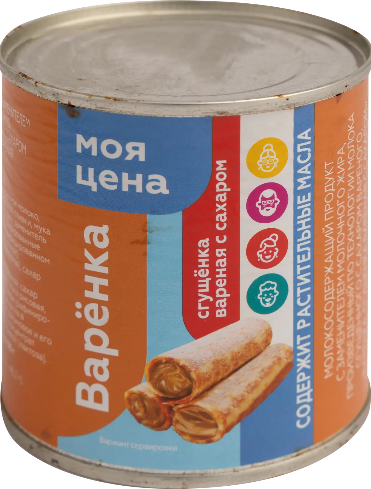 Сгущенка Моя цена варёная с сахаром змж 370г - Магнит-Продукты