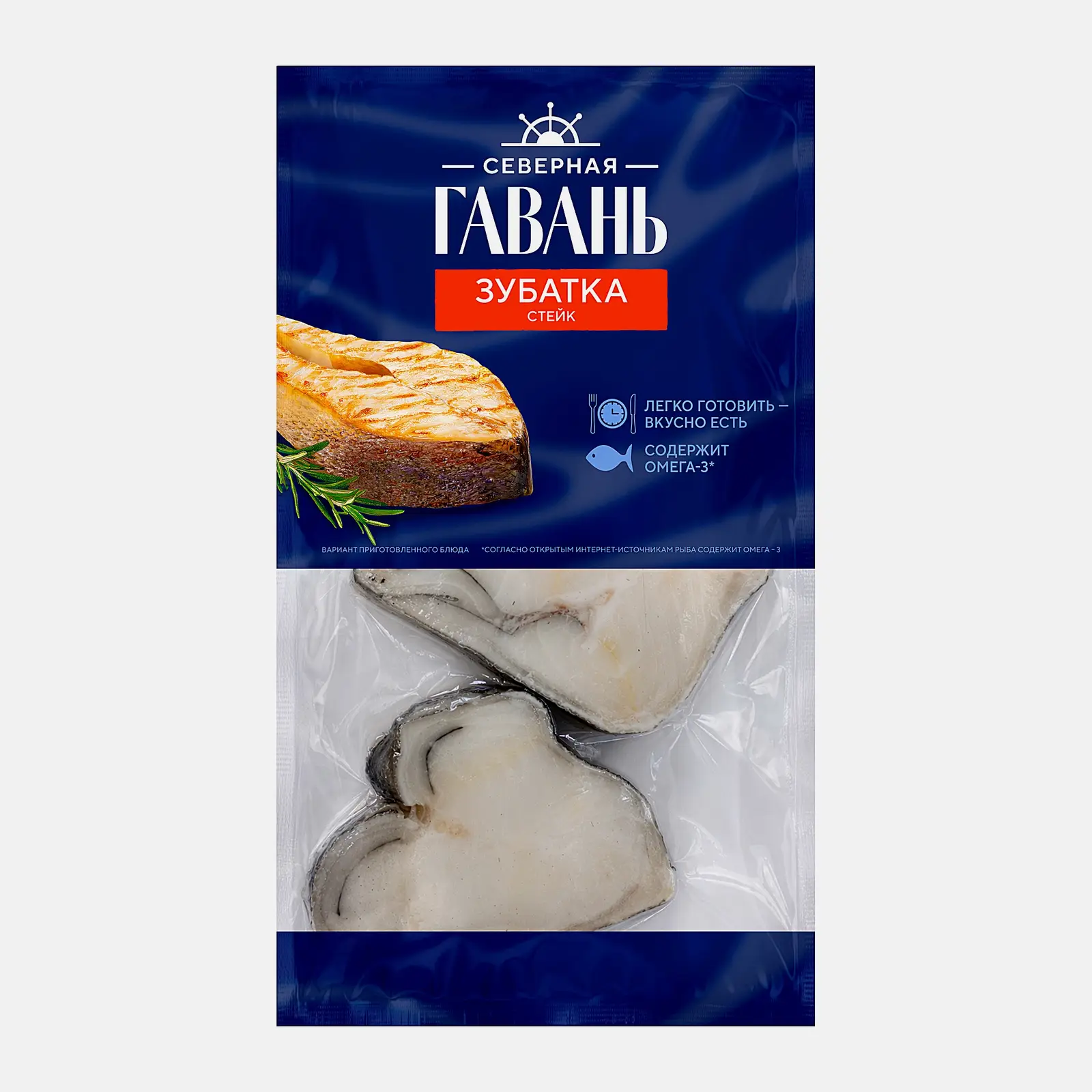 Стейк из синей зубатки 800г - фото 2