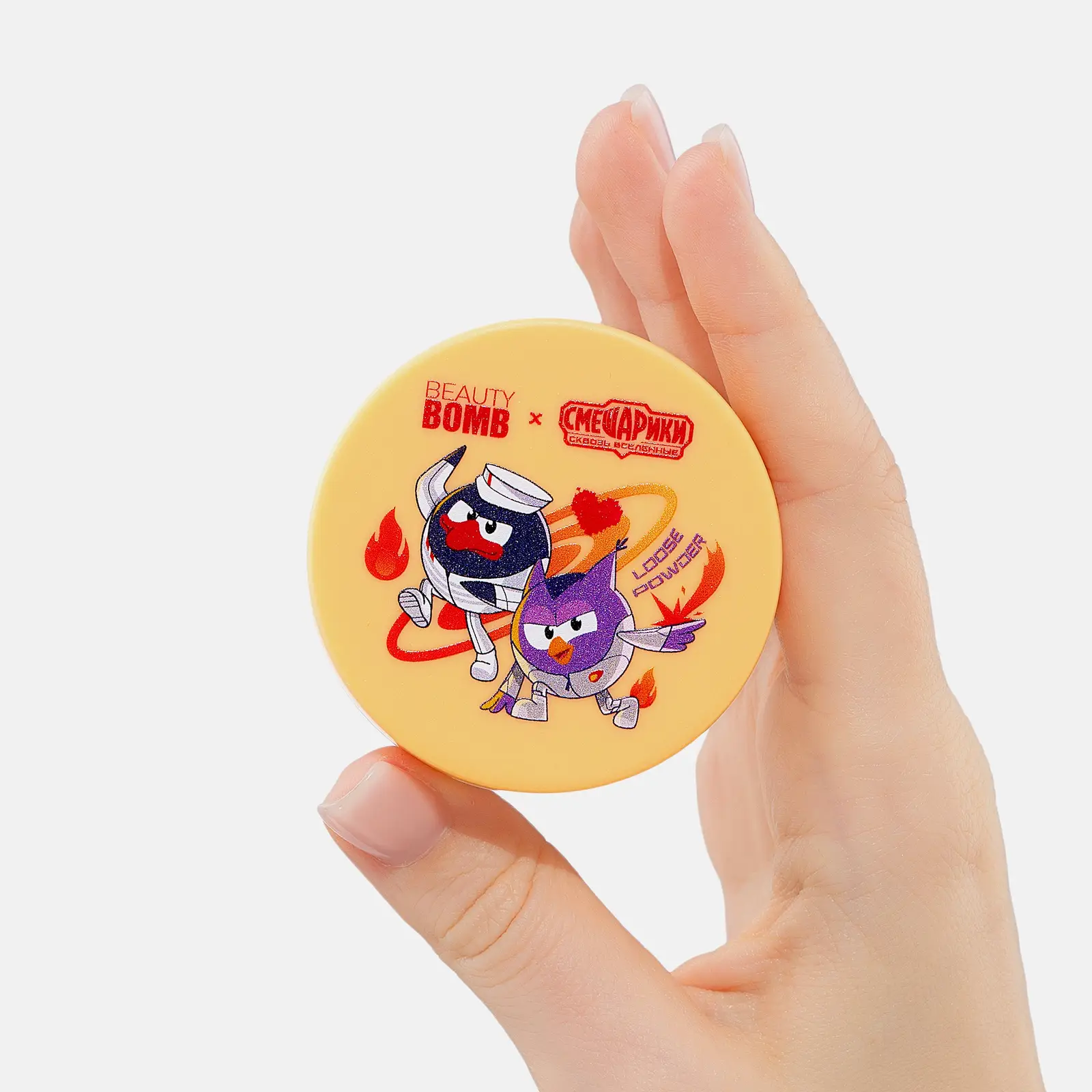 Рассыпчатая пудра для лица тон 01 Beauty Bomb Смешарики - фото 3