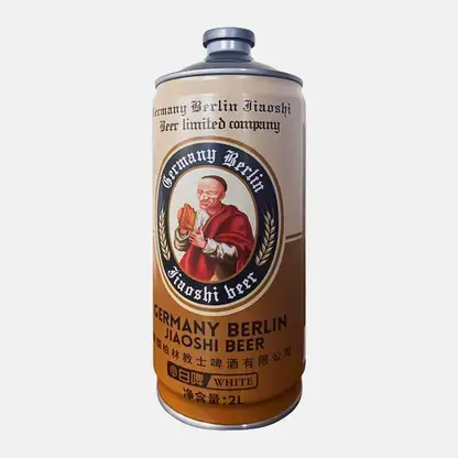 Светлое пиво нефильтрованное White Beer Berlin Priest 5% 2л