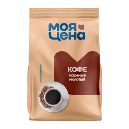 Изображение товара Кофе молотый натуральный Моя цена 100г в ассортименте