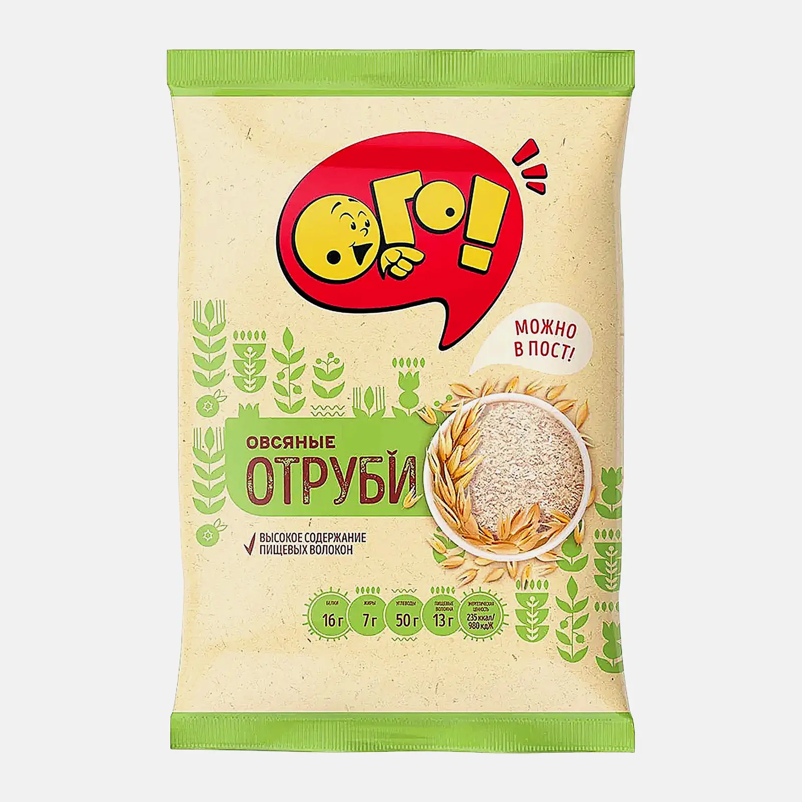 Отруби Овсяные сыпучие Ого! 150г