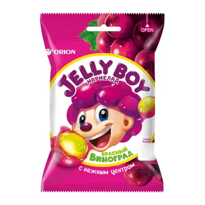 Изображение товара Жевательный мармелад со вкусом винограда Jelly Boy 44г