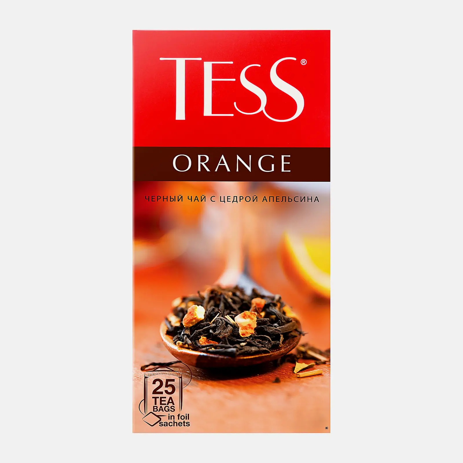 Чай черный Tess Orange с апельсином 25пак