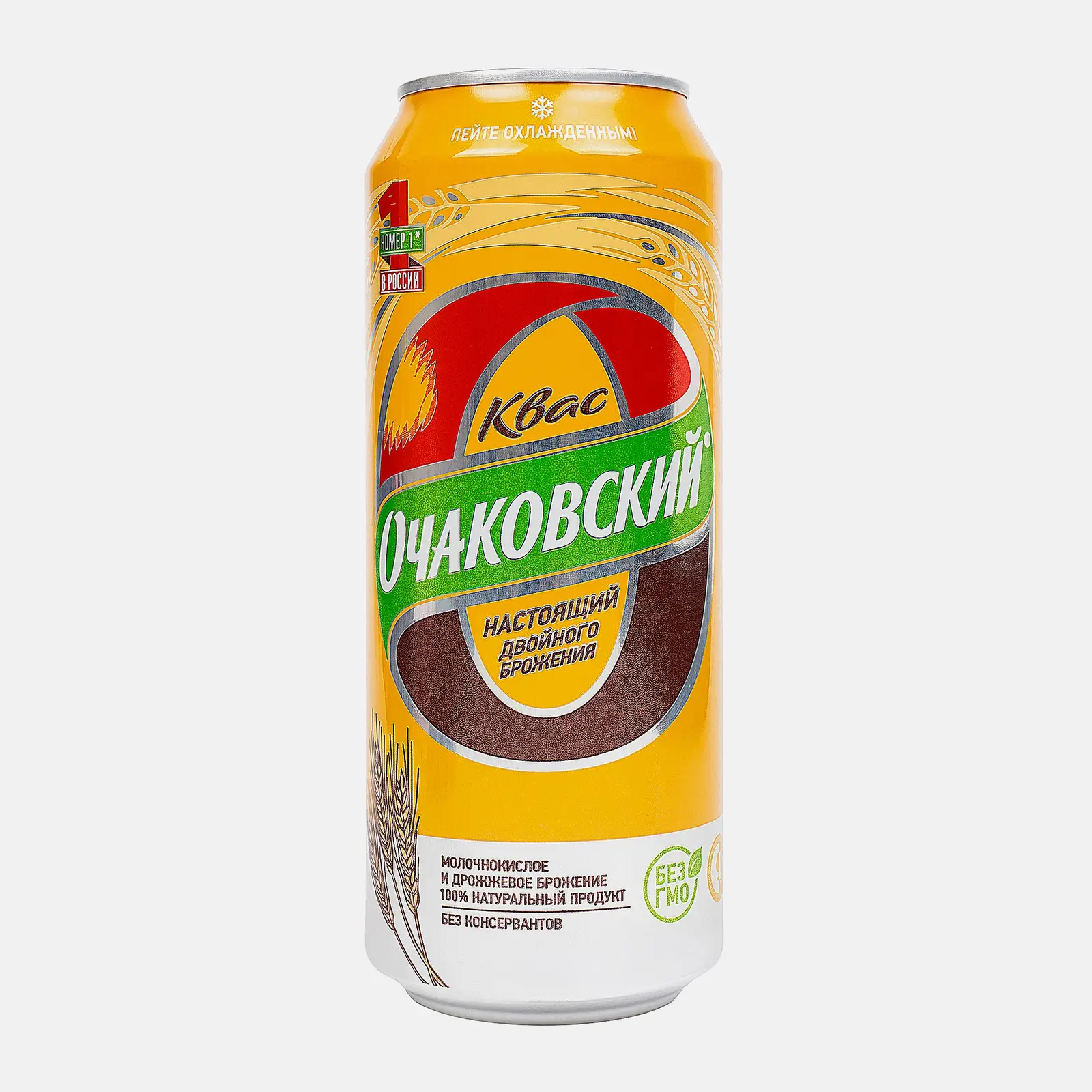 Изображение товара Квас Очаковский 450мл - натуральный освежающий напиток
