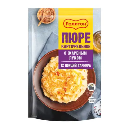 Изображение товара Картофельное пюре Роллтон с жареным луком 240г
