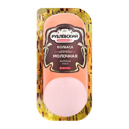 Изображение товара Колбаса Рублевский Молочная вареная 400г