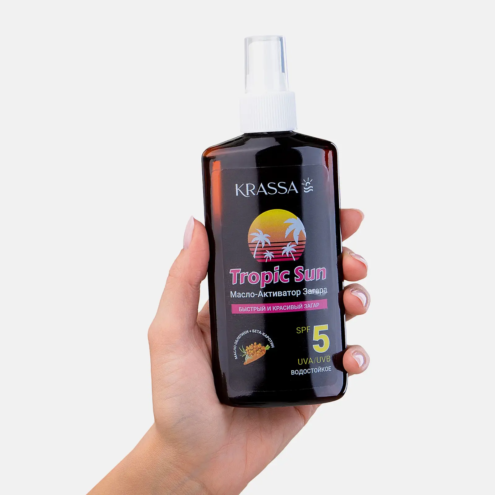 Масло-активатор загара Krassa Tropic Sun Spf 5 150мл