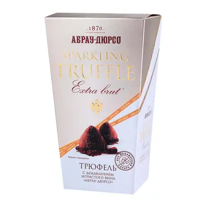 Изображение товара Конфеты трюфель экстра брют Абрау-Дюрсо 160г шоколадные десерты премиум качества