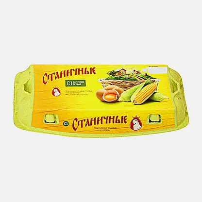 Яйца куриные Птицефабрика Новороссийск Станичные С1 10шт