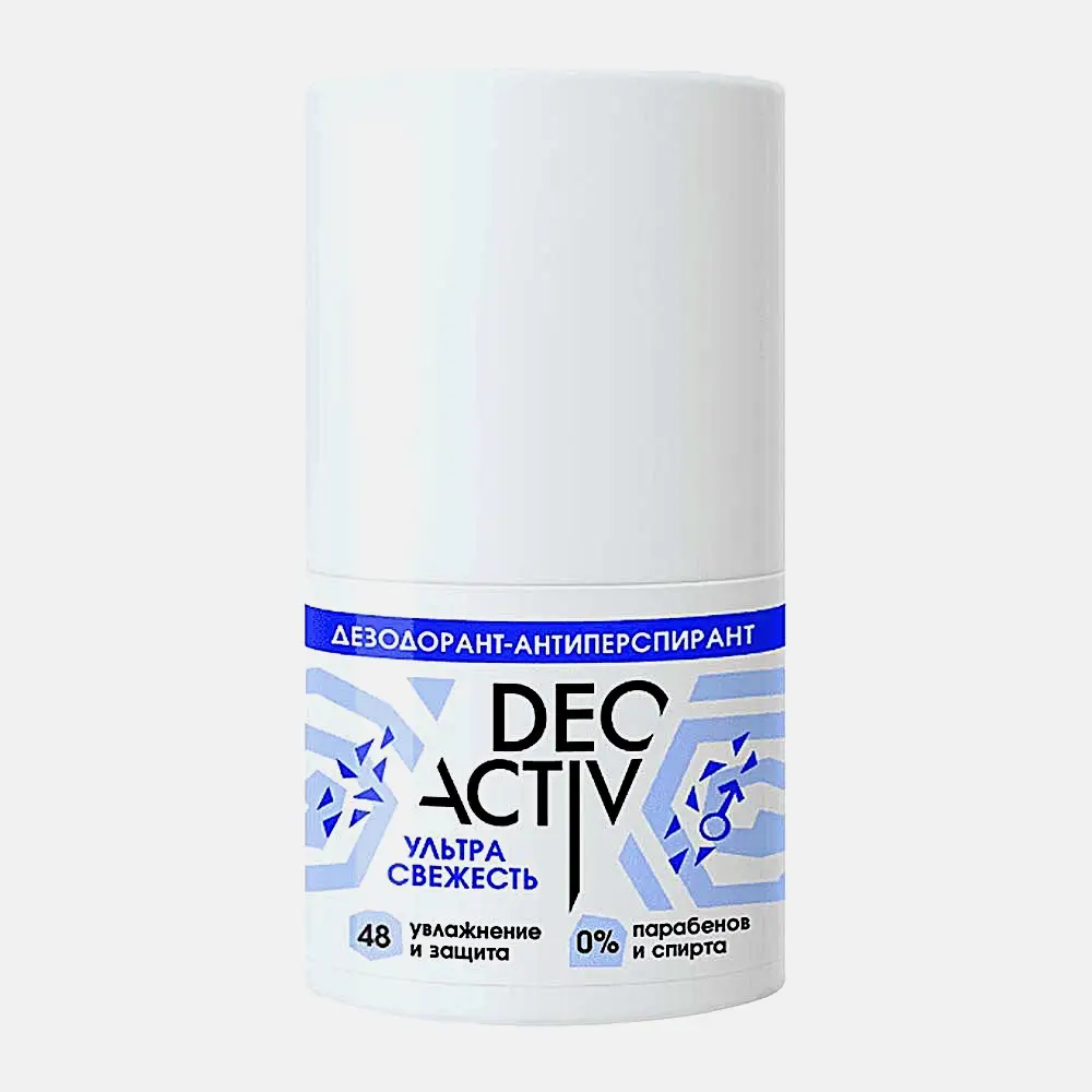 Дезодорант-антиперспирант Deo Active ультра свежесть роликовый 50мл