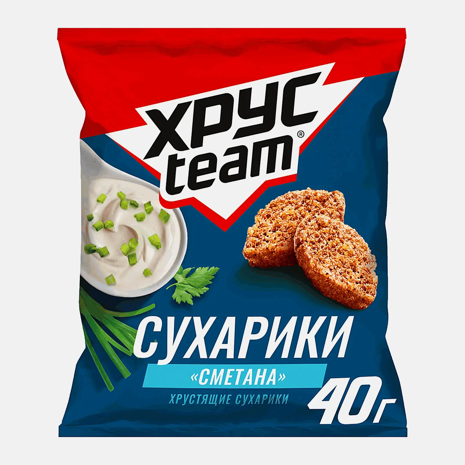 Изображение товара Сухарики Хрусteam Сметана 40г