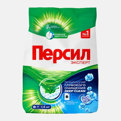 Стиральный порошок Персил Свежесть от Вернель для белого белья автомат 1.5кг