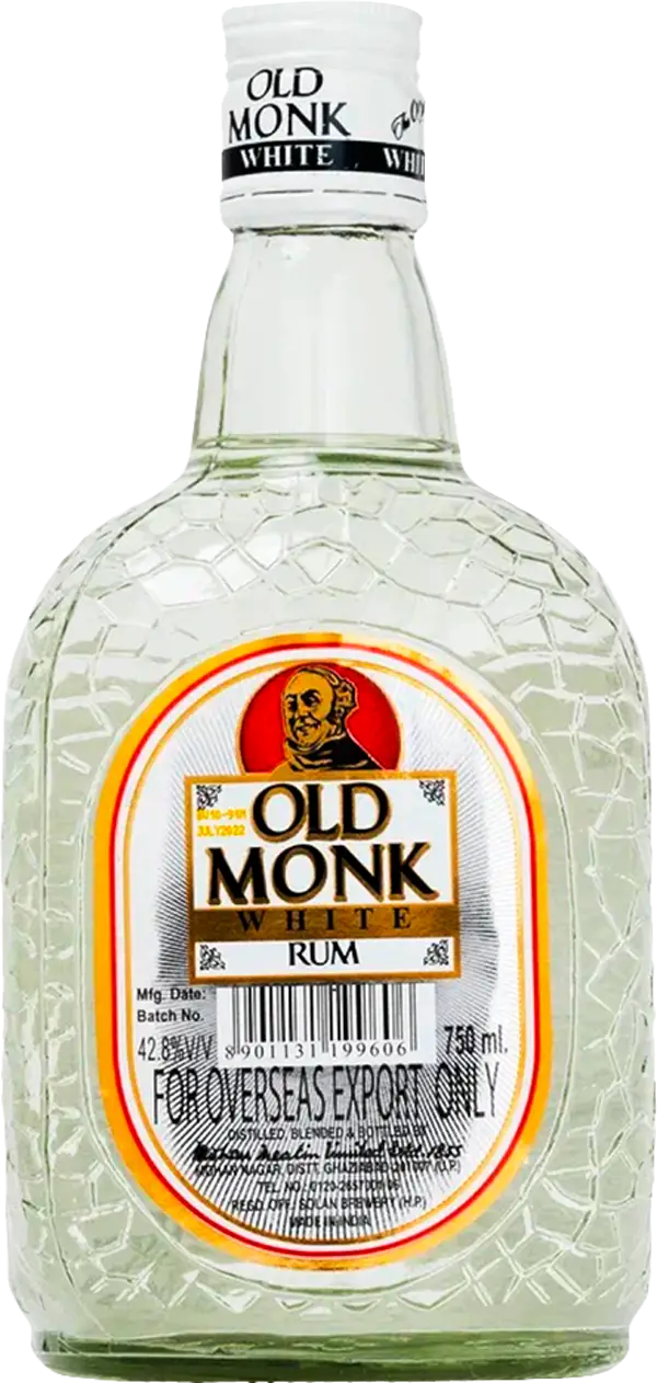 Изображение товара Ром Old Monk белый 42.8% 750мл Индийский крепкий напиток