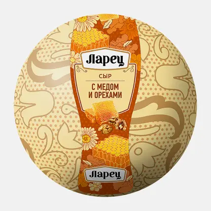 Сыр Ларец с медом и орехами 45% весовой