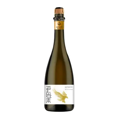 Вино игристое Эндемы Шардоне белое брют 10.5% 750мл