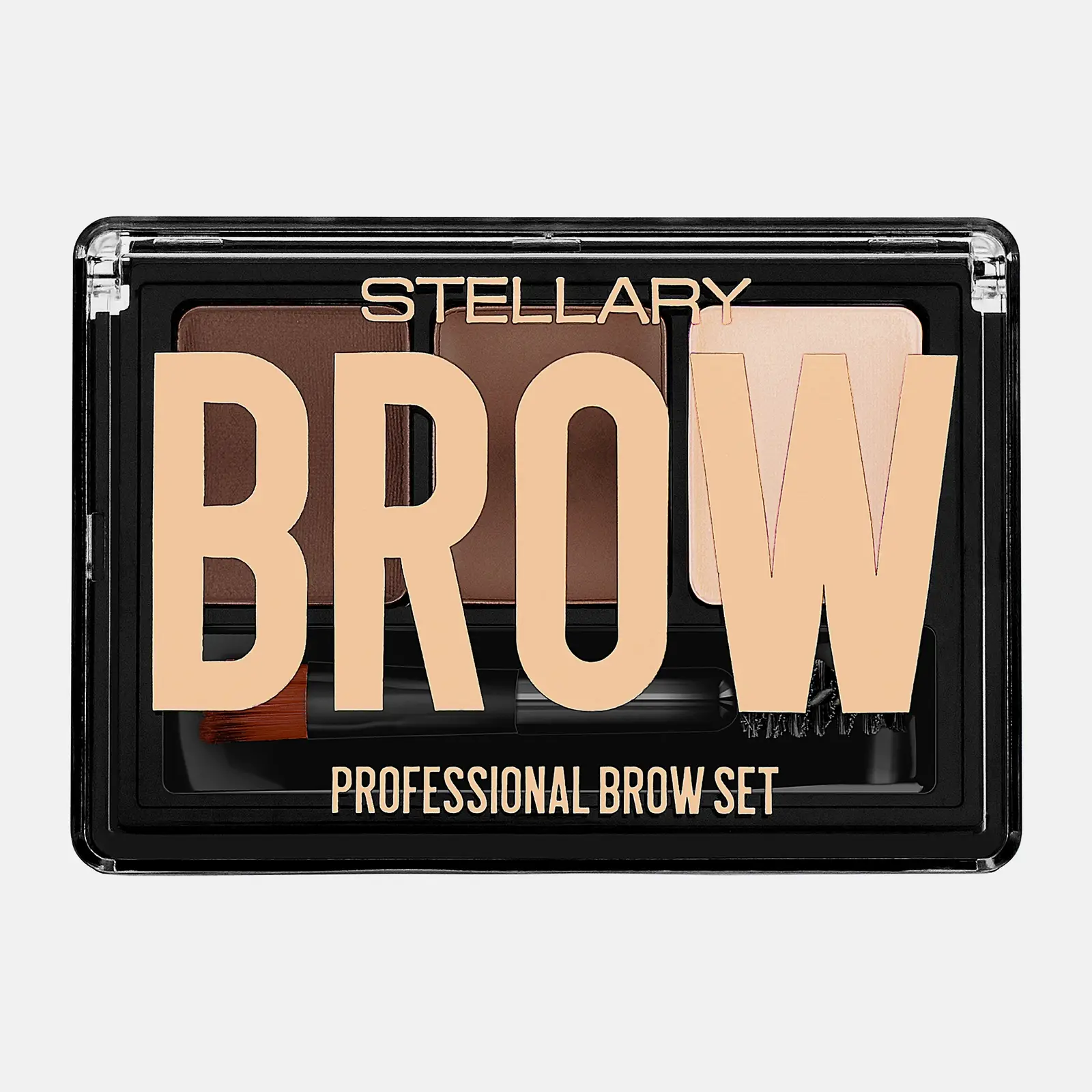 Набор для бровей тон 02 Brunet Stellary