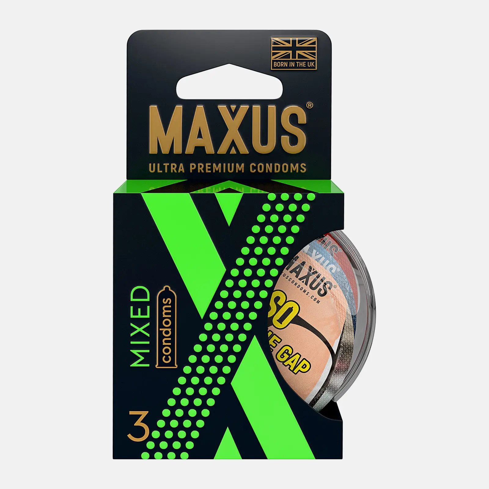 Гладкие презервативы Mixed Air Maxus 3шт