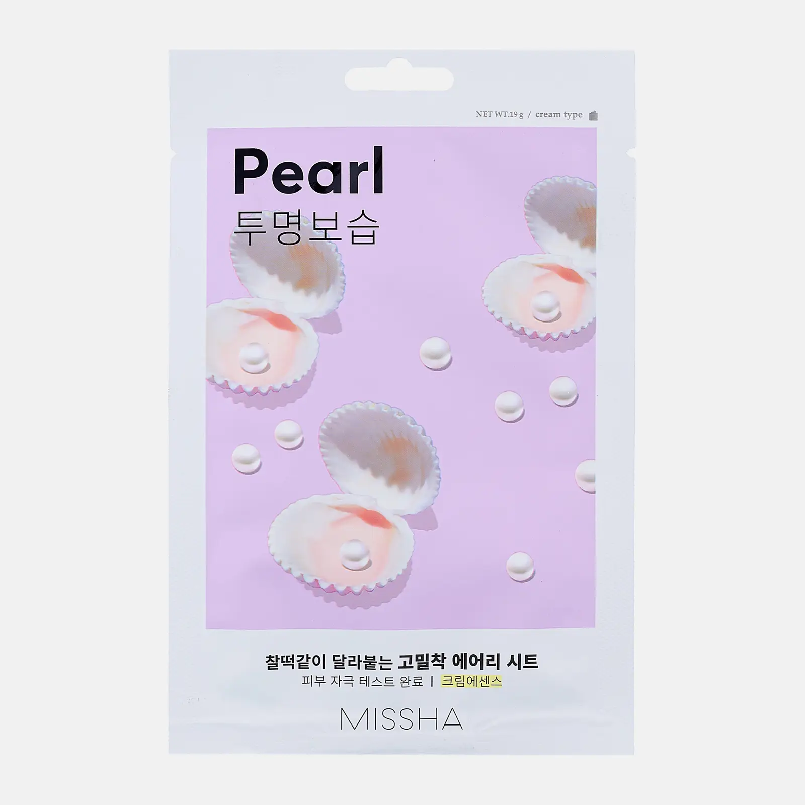 Маска для лица Missha с экстрактом жемчуга 19г 1шт