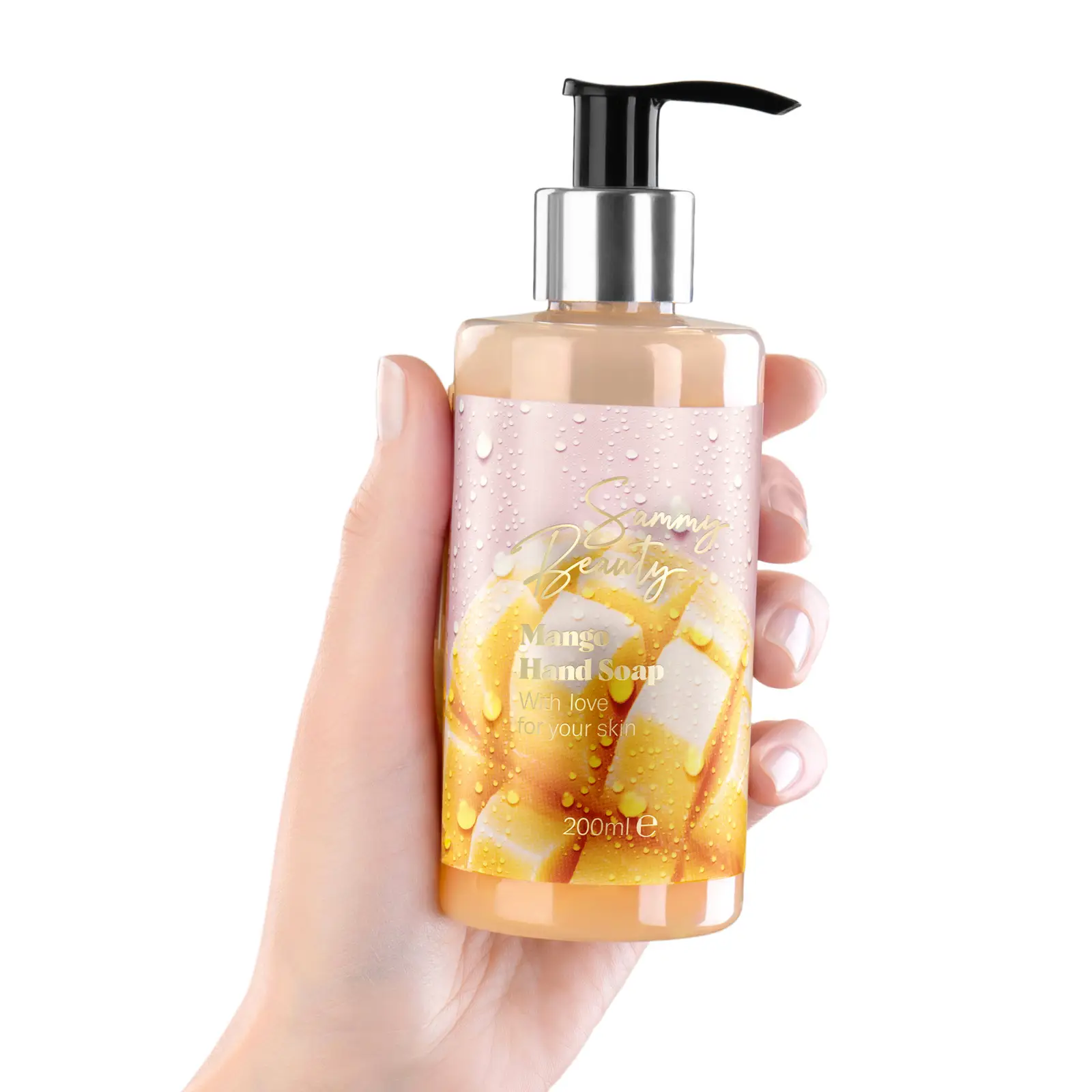 Мыло жидкое для рук Sammy Beauty Mango очищение питание увлажнение 200мл