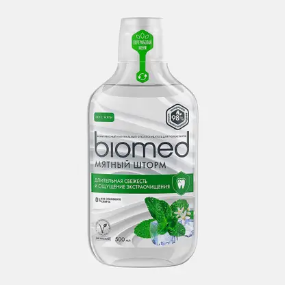 Ополаскиватель для полости рта Мятный шторм Biomed 500мл