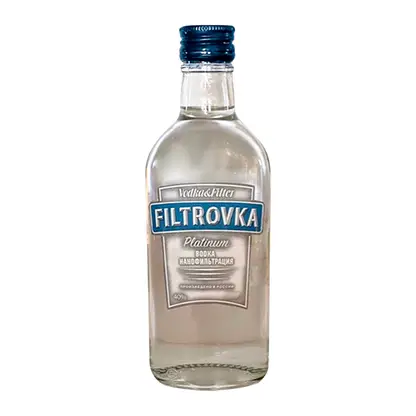 Изображение товара Водка Фильтровка платиновая 40% 250мл Россия качественный напиток