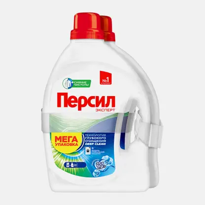 Гель для стирки Персил Свежесть от Вернель для белого жидкий порошок 60 стирок 2шт 3.9л